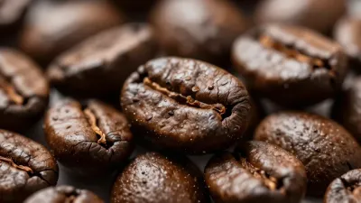 Coffee Beans with Central Crease - Food - AI generated image