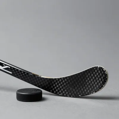 Broken Hockey Stick Carbon Fiber Texture - Sports - AI generated image