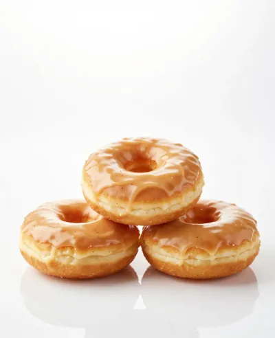 Pumpkin Spice Donuts Stacked Pyramid - Food - AI generated image