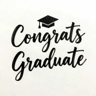 Congrats Graduate Graduation Cap - Graduation - AI generated image