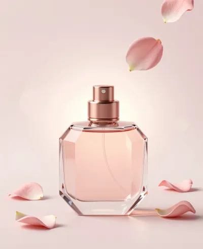 Crystal Perfume Bottle with Spray Cap - Beauty - AI generated image
