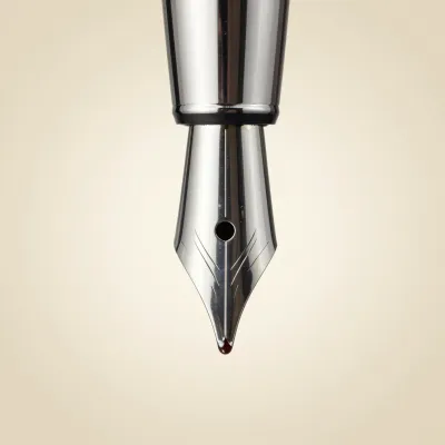 Fountain Pen Nib Dropping Ink - Stationery - AI generated image