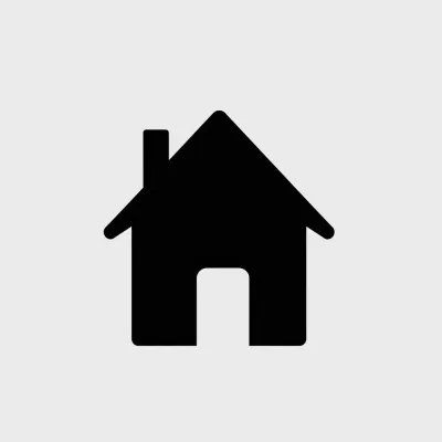 House Silhouette with Chimney - Architecture - AI generated image
