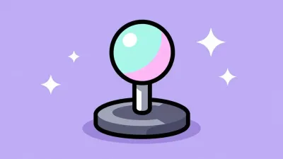 Arcade Joystick with Two-Toned Spherical Top - Arcade - AI generated image