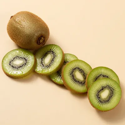 Kiwi Slices Rhythm on Neutral Background - Food - AI generated image