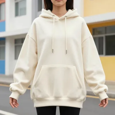 Oversized Hoodie Portrait Urban - Fashion - AI generated image