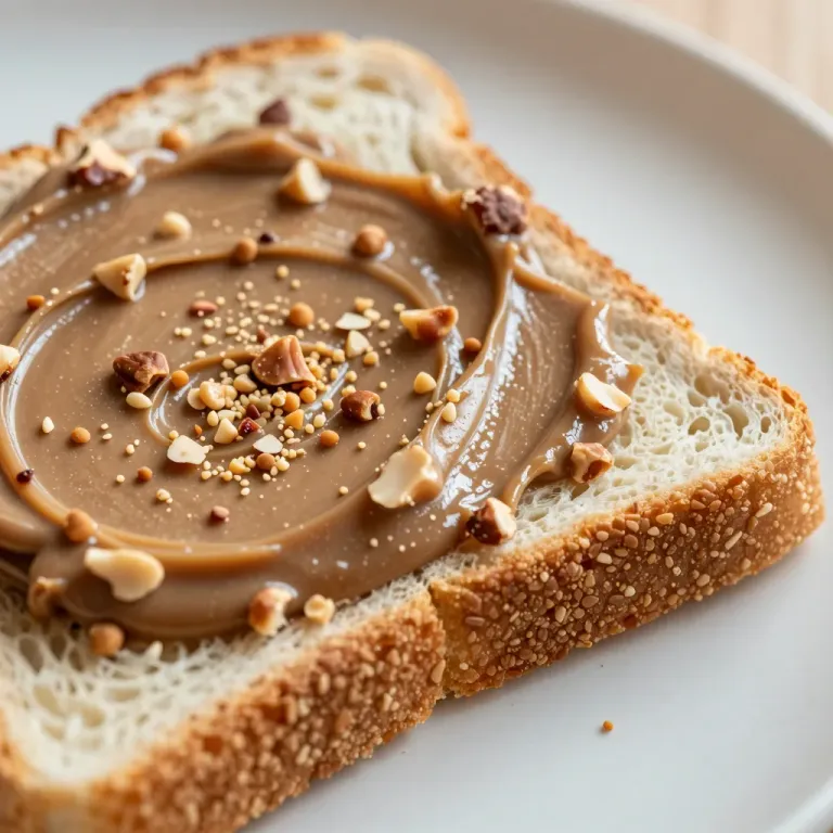 Hazelnut Spread Toasted Bread - Food - AI generated image