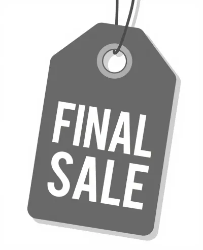 Final Sale Tag Glossy Display - Sale - AI generated image