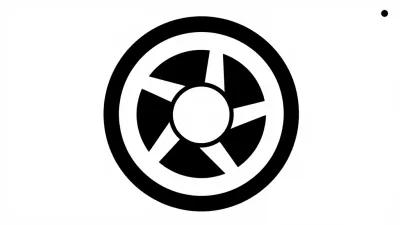 Camera Aperture Badge Clean Lines - Photography - AI generated image