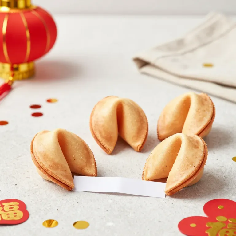 Fortune Cookies Festive Gathering - Food - AI generated image