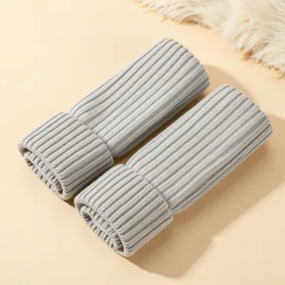 Knitted Leg Warmers Folded Softly - Accessories - AI generated image