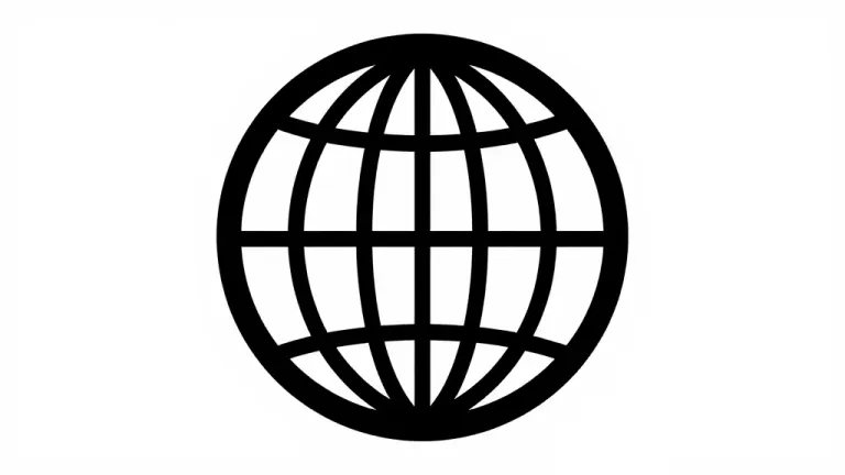 Stylized Globe with Intersecting Grid Lines - Geography - AI generated image