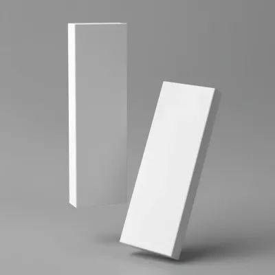 White Monoliths Floating in Soft Light - Architecture - AI generated image