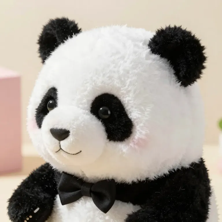 Plush Panda Toy with Soft Fur - Plush Toys - AI generated image