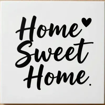 Home Sweet Home Sign - Sign - AI generated image