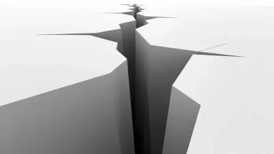 Deep Ground Crack Angular Texture - Architecture - AI generated image