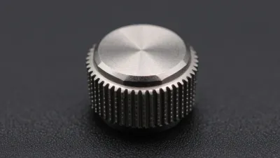 Polished Metal Watch Crown Close-Up - Product - AI generated image