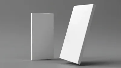 Floating Monoliths Smooth Reflection - Architecture - AI generated image