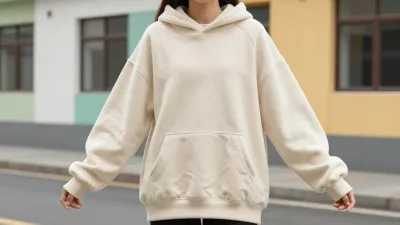Oversized Hoodie in Soft Sunlight - Fashion - AI generated image