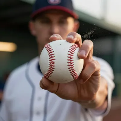 Baseball Pitcher Preparing to Throw - Sports - AI generated image