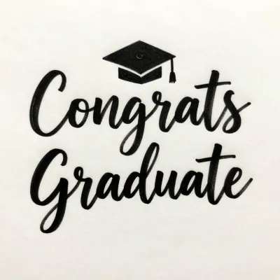 Congrats Graduate Celebration - Graduation - AI generated image
